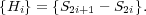 {Hi} = {S2i+1 - S2i}.
     