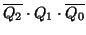 $\overline{Q_2}\cdot Q_1\cdot\overline{Q_0}$