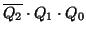 $\overline{Q_2}\cdot Q_1\cdot Q_0$