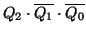 $Q_2\cdot\overline{Q_1}\cdot\overline{Q_0}$