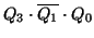 $Q_3\cdot\overline{Q_1}\cdot Q_0$